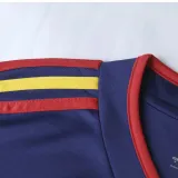 2010 Spain Away Long Sleeve Retro Soccer Jersey (长袖)(带胸前决赛字)