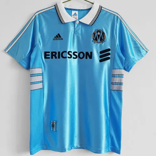 1998-1999 Marseille Away Retro Soccer Jersey