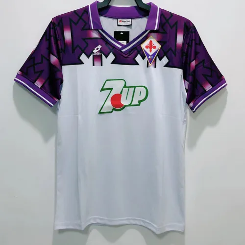 1992-1993 Fiorentina Away Retro Soccer Jersey