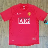 2007-2008 Man Utd Home Retro Soccer Jersey