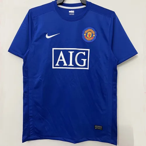 2008-2009 Man Utd Away Retro Soccer Jersey