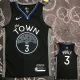 2020 Warriors POOLE #3 Black Grey Top Quality Hot Pressing NBA Jersey