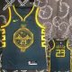 2018 WARRIORS GREEN #23 Black Gray Top Quality Hot Pressing NBA Jersey