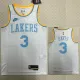 22-23 LAKERS DAVIS #3 White Top Quality Hot Pressing NBA Jersey (Retro Logo)