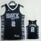 22-23 SA Spurs LEONARD #2 Black Top Quality Hot Pressing NBA Jersey (Trapeze Edition)