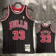 1996 BULLS PIPPEN #33 Black Retro Top Quality Hot Pressing NBA Jersey
