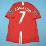 2007-2008 Man Utd Home Retro Soccer Jersey