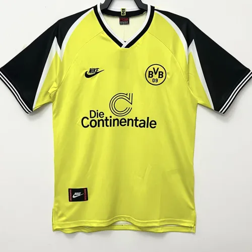 1995-1996 Dortmund Home Retro Soccer Jers
