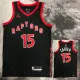 22-23 RAPTORS CARTER #15 Black red Top Quality Hot Pressing NBA Jersey (Trapeze Edition)