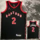 22-23 RAPTORS LEONARD #2 Black red Top Quality Hot Pressing NBA Jersey (Trapeze Edition)