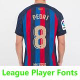 22-23 BAR Home Motomami Limited Edition Fans Soccer Jersey (胸前金色广告)