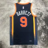 22-23 KNICKS BARRETT #9 Black Top Quality Hot Pressing NBA Jersey (Trapeze Edition) 飞人版
