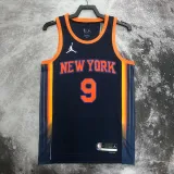 22-23 KNICKS BARRETT #9 Black Top Quality Hot Pressing NBA Jersey (Trapeze Edition) 飞人版