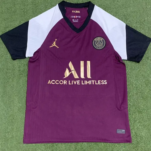 2020-2021 PSG Jordan Third Retro Soccer Jersey
