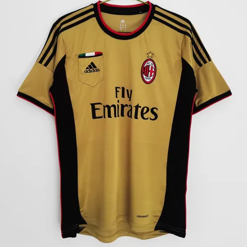 2013-2014 ACM Gold GoalKeeper Retro Soccer Jersey