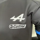 2023 F1 Formula One ALPINE Black Racing Suit(圆领)