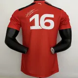 2023 F1 Formula One Ferrari #16 Red Racing Suit (圆领16号)