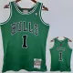 2008-09 BULLS ROSE #1 Green Retro Top Quality Hot Pressing NBA Jersey (圆领）