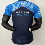 2023 F1 Formula One Mercedes Blue Racing Suit(圆领)