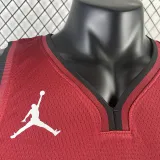 22-23 HEAT BUTLER #22 Red Top Quality Hot Pressing NBA Jersey (Trapeze Edition) 飞人版