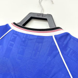 1988-1990 Man Utd Away Blue Retro Soccer Jersey