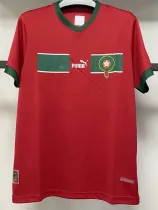 22-23 Morocco Home World Cup Fans Soccer Jersey