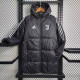 23-24 JUV Black Hooded Cotton Coat Red Edge (白色边) 棉衣