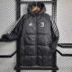 23-24 JUV Black Hooded Cotton Coat Red Edge (白色边) 棉衣