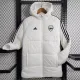 23-24 ARS White Hooded Cotton Coat Black Edge (黑色边) 棉衣