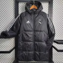 23-24 RMA Black Hooded Cotton Coat White Edge (白色边) 棉衣