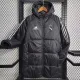 23-24 RMA Black Hooded Cotton Coat White Edge (白色边) 棉衣