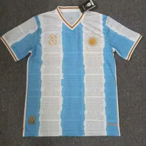 22-23 Argentina Blue White Commemorative Edition Soccer Jersey (三星)