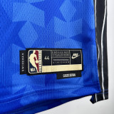 23-24 Magic McGRADY #1 Dark Blue Top Quality Hot Pressing NBA Jersey (Retro Logo)(V领)