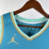 23-24 Hornets BALL #1 Blue City Edition Top Quality Hot Pressing NBA Jersey