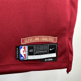 23-24 Cleveland Cavaliers JAMES #23 Red City Edition Top Quality Hot Pressing NBA Jersey
