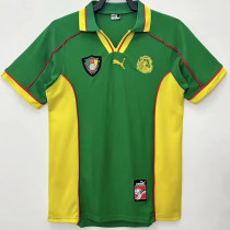 1998 Cameroon Home Retro Soccer Jersey