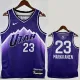 23-24 JAZZ MARKKANEN #23 Purple City Edition Top Quality Hot Pressing NBA Jersey