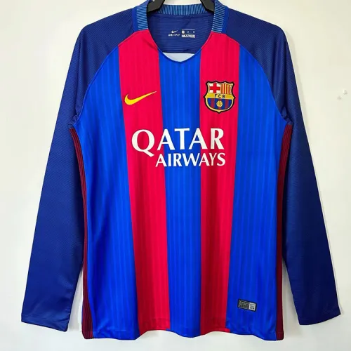 2016-2017 BAR Home Long Sleeve Retro Soccer Jersey