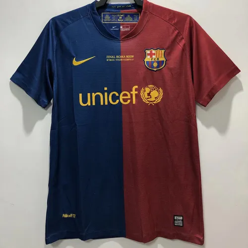 2008-2009 BAR UCL Version Home Retro Soccer Jersey