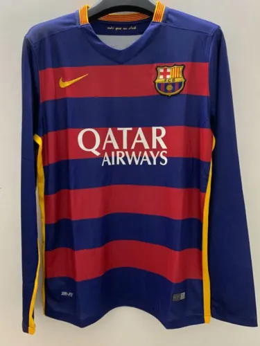 2015-2016 BAR Home Long Sleeve Retro Soccer Jersey