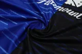 24-25 INT Blue-Black Tank top and shorts suit (条纹)