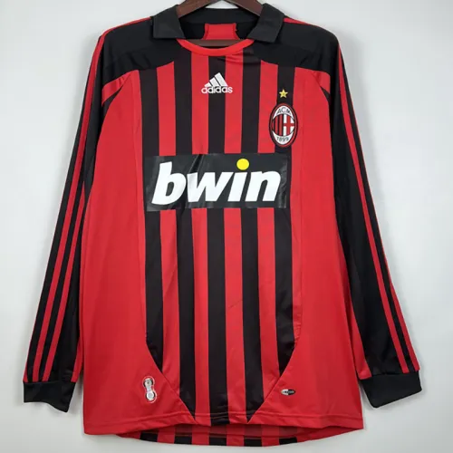 2007-2008 ACM Home Long Sleeve Retro Soccer Jersey