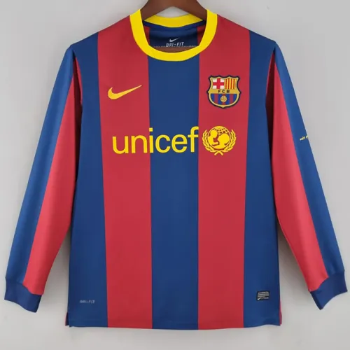 2010-2011 BAR Home Retro Long Sleeve Soccer Jersey