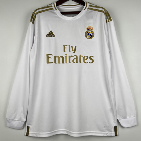 2019-2020 RMA Home Long Sleeve Retro Soccer Jersey (长袖)