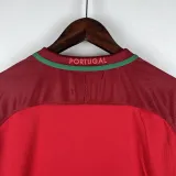 2016 Portugal Home Long Sleeve Retro Soccer Jersey(长袖)