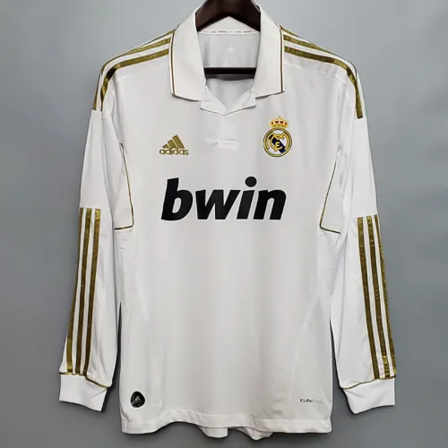 2011-2012 RMA Home Long Sleeve Retro Soccer Jersey