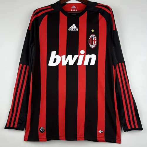2008-2009 ACM Home Long Sleeve Retro Soccer Jersey