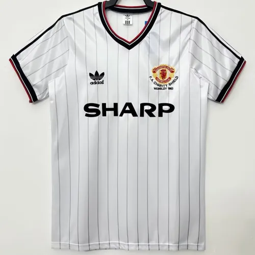 1983 Man Utd Away Retro Soccer Jersey
