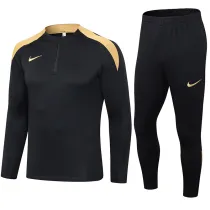 2024 NK Black Half Pull Tracksuit (半拉链)