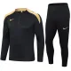 2024 NK Black Half Pull Tracksuit (半拉链)